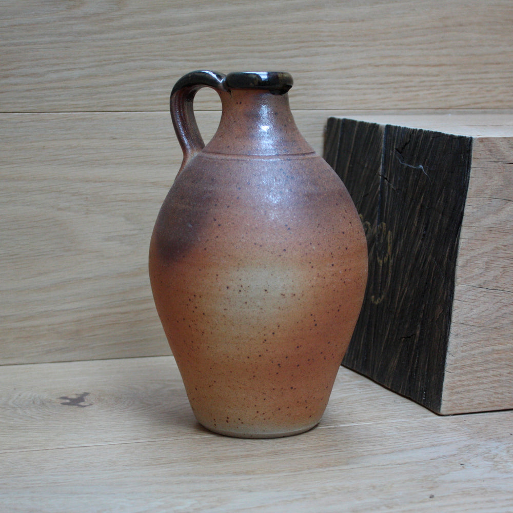 
                  
                    John leach's muchelney pottery cider bottle.
                  
                