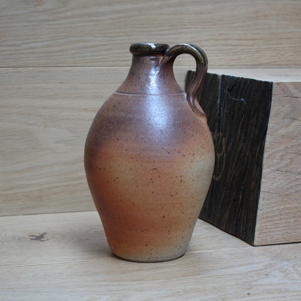 
                  
                    John leach's muchelney pottery cider bottle.
                  
                