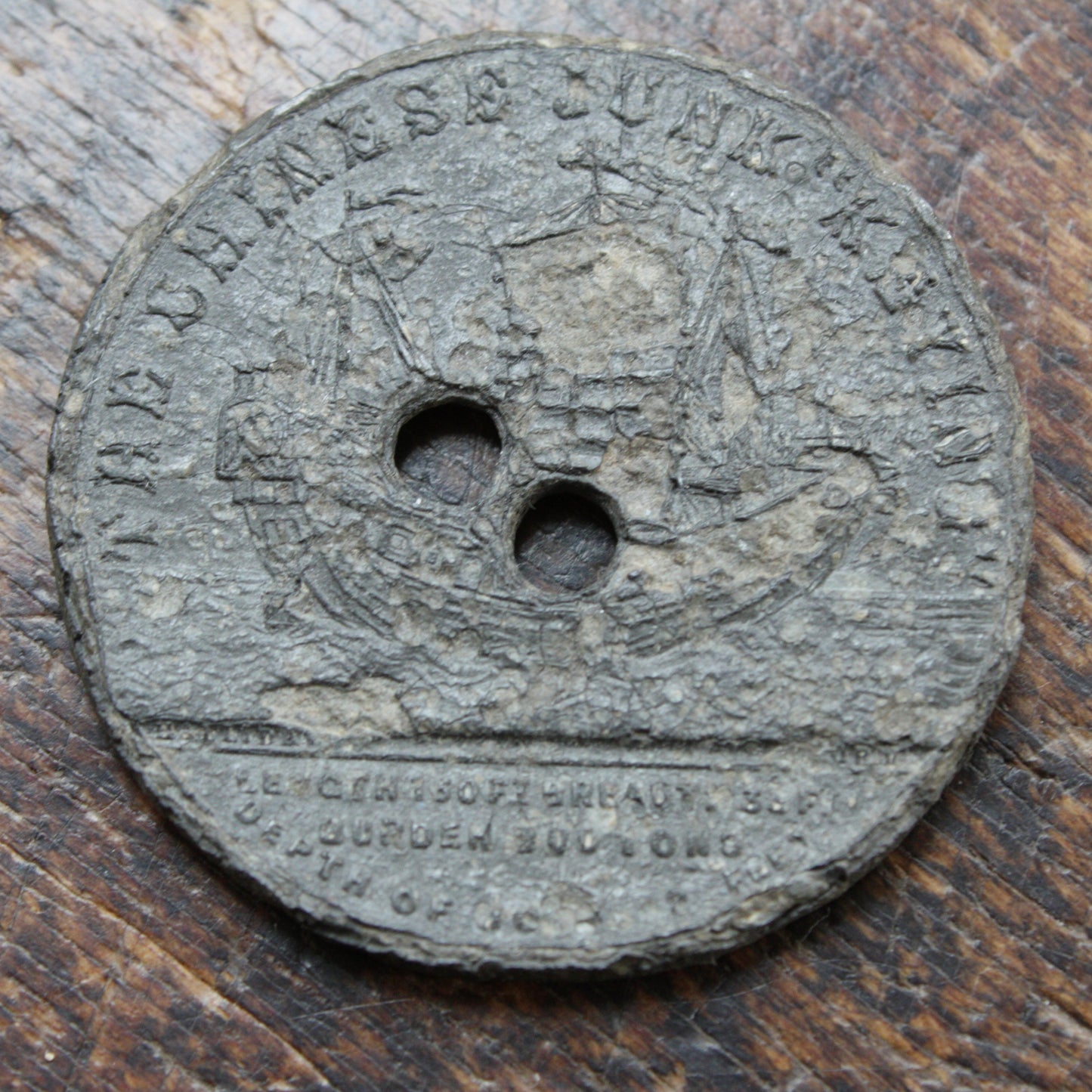 
                  
                    the Chinese junk " keying " medal
                  
                
