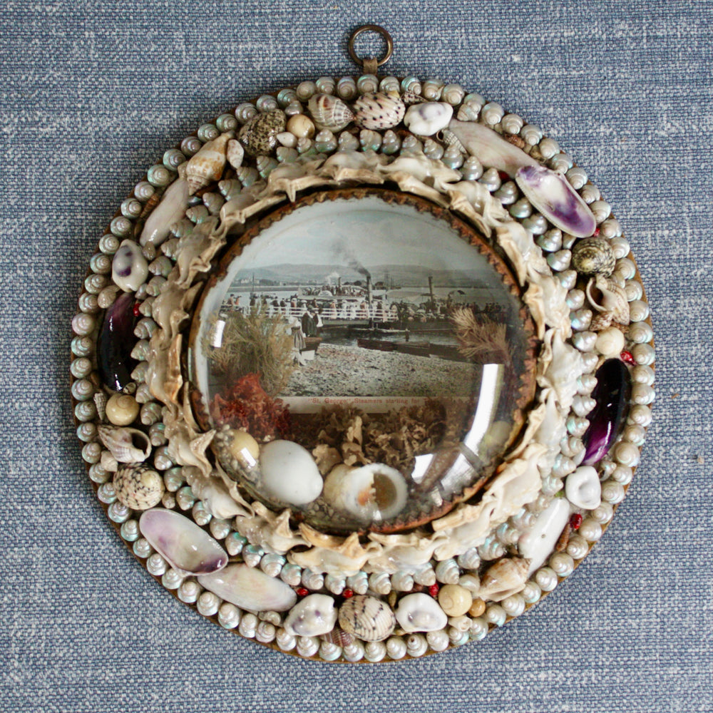 
                  
                    antique shell keep sake love token sailors valentine roundel
                  
                