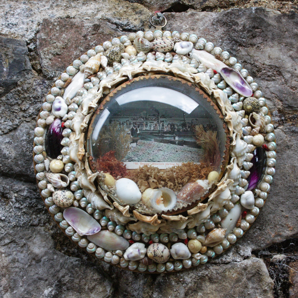 
                  
                    antique shell keep sake love token sailors valentine roundel
                  
                