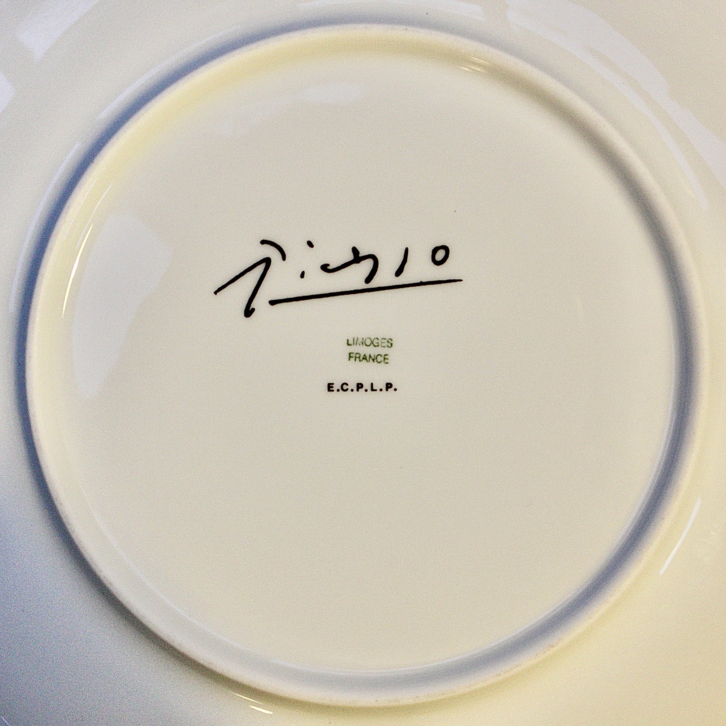 
                  
                    a picasso for limoges framed plate.
                  
                